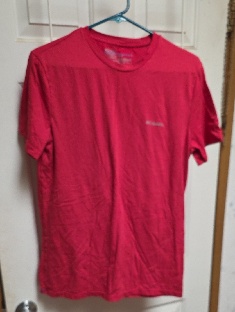 Columbia Men's Short-Sleeve Crew Tee in Bright Red